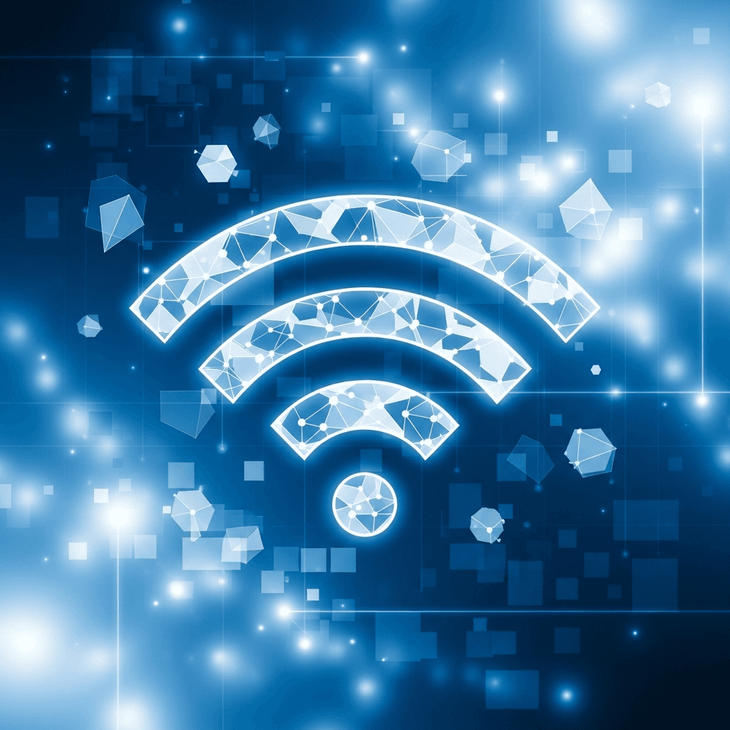 Pessoa ajustando um roteador WiFi